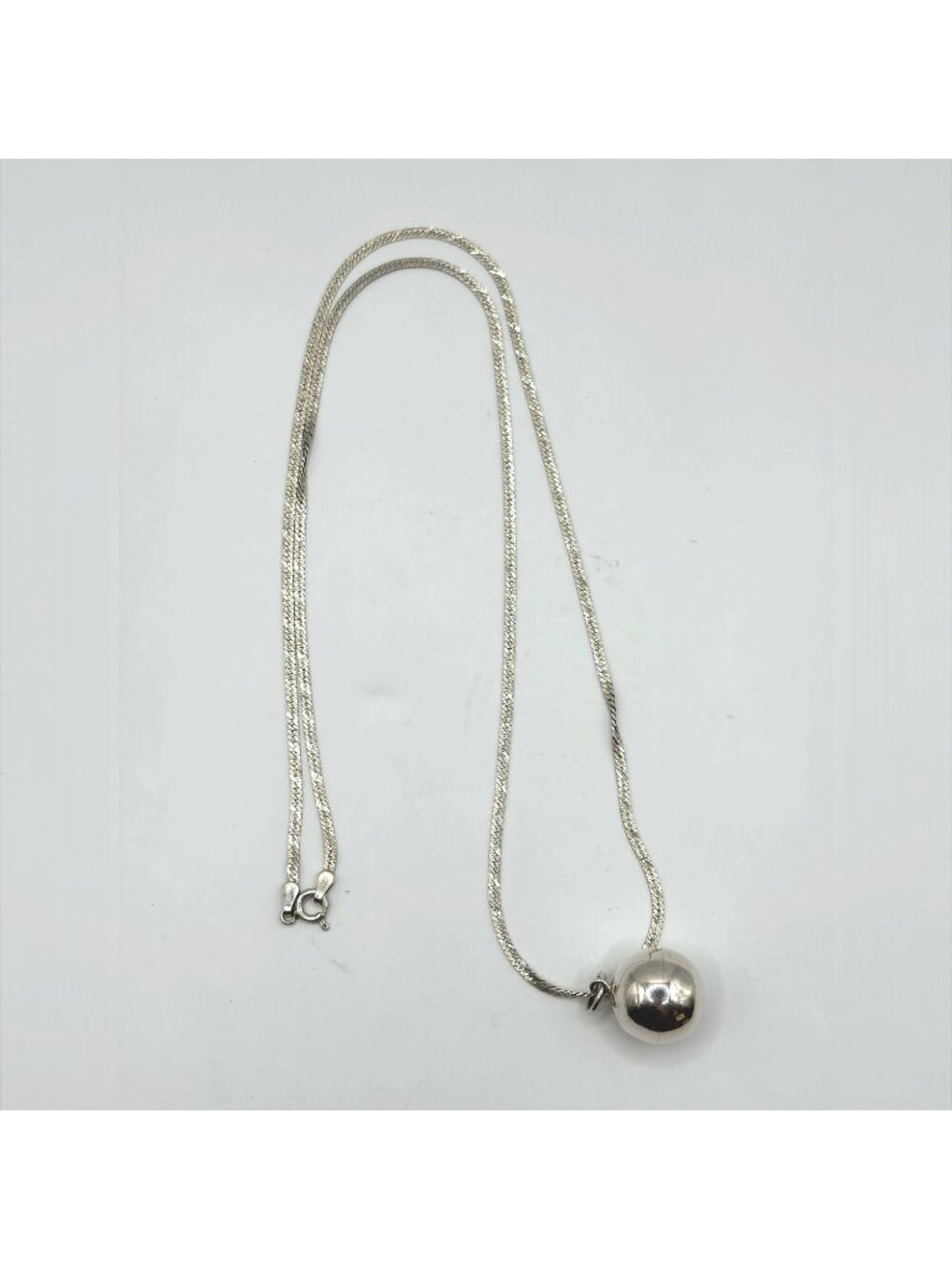 Sterling Silver Harmony Ball Pendant Necklace